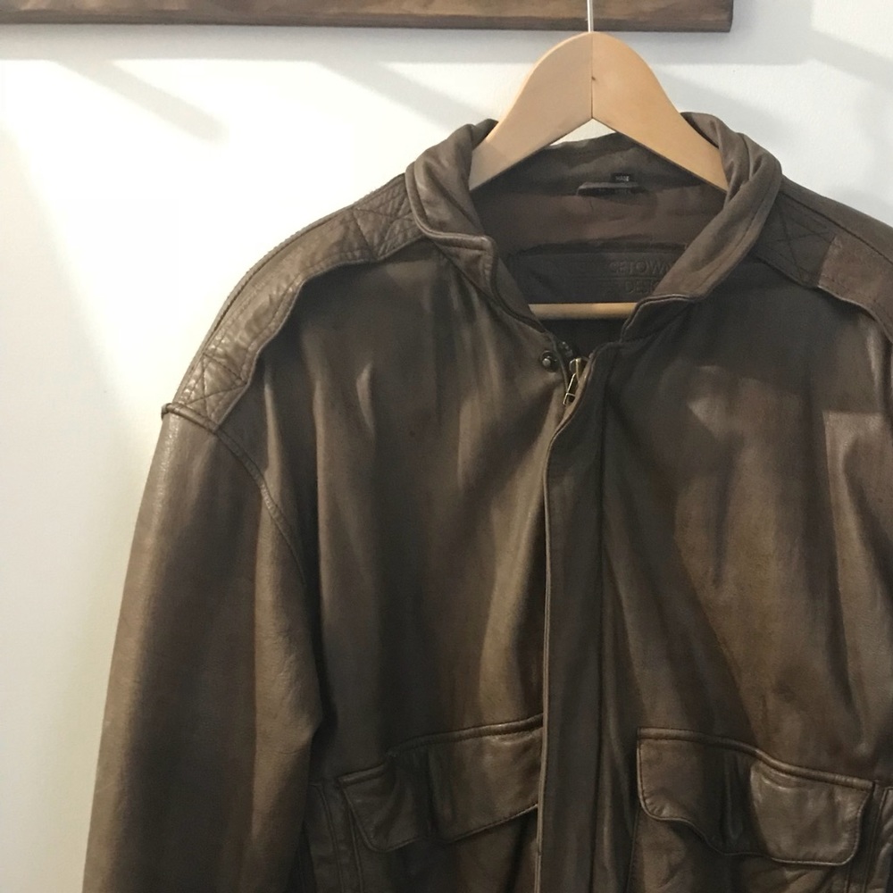 Vintage leather jacket